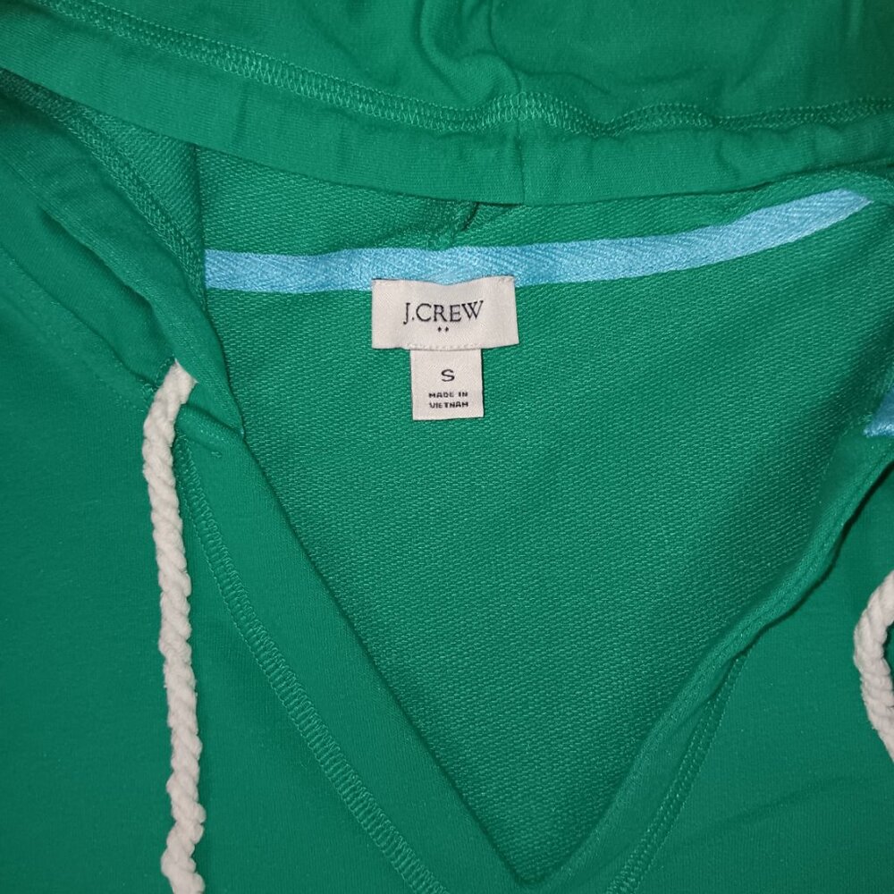 J.CREW V-NECK PULLOVER CROPPED HOODIE - Picture 5 of 14